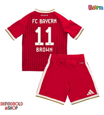 Bayern Munich Nathaniel Brown #11 Hjemmebanesæt Børn 2026-27 Kort ærmer (+ korte bukser)